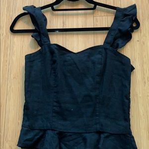 ruffle tank top NEVER WORN